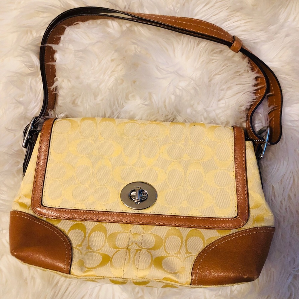 Coach Yellow Bag